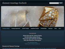Tablet Screenshot of diamant-trauringe-hochzeit.de